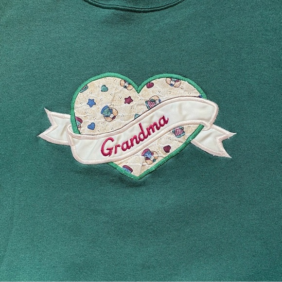 Vintage 90s MC Energy Sportswear Grandma Sweatshirt - Picture 3 of 6